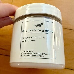 NWT Sleepy Body Lotion by 8 Sheep Organics 4 oz